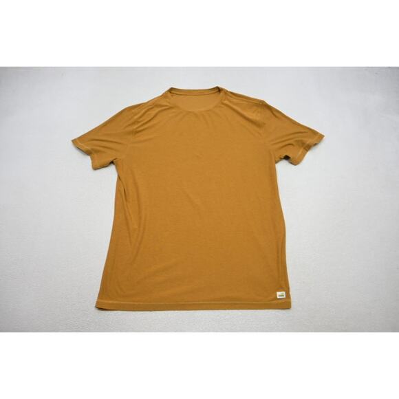 Vuori Gym Shirt Performance Short Sleeve Running Golden Mens Size Large - Picture 5 of 7
